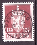 Stamps : Europe : Norway :  Escudo con León