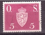Stamps Norway -  Escudo de Armas