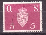 Sellos de Europa - Noruega -  Escudo de Armas