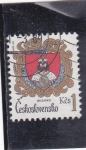 Sellos de Europa - Checoslovaquia -  ESCUDO DE MILEVSKO