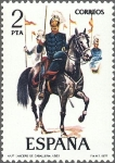Stamps Spain -  2424 - Lancero de caballería (1883)