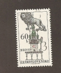 Stamps Czechoslovakia -  Emblemas de antiguas casas de Brno