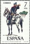 Stamps Spain -  2426 - Trompeta de artillería (1887)