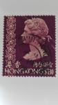 Stamps Hong Kong -  Reina Elisabeth II