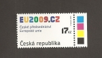 Stamps Czech Republic -  Presidencia del consejo de Europa