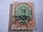 Stamps : Asia : Iran :  Ahmad Shah Qajar (1897-1930) Sello para la Ciudad de Tabriz.