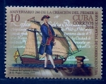Sellos de America - Cuba -  Aniver.Correo de CUBA