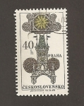 Stamps Czechoslovakia -  Torre del puente de Praga