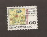 Stamps Czechoslovakia -  Dibujos campo concentración Terezin