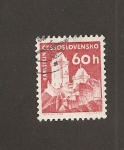 Stamps Czechoslovakia -  Castillo Karlstein