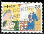 Stamps : Europe : Ireland :  Irlanda-cambio