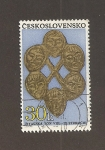 Sellos de Europa - Checoslovaquia -  Ornamento