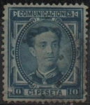 Stamps : Europe : Spain :  Alfonso XII