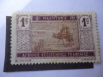 Stamps Africa - Mauritania -  África Occidental Francés - Cruzando el Desierto.