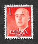 Stamps Spain -  Edf 1153 - Francisco Franco Bahamonde