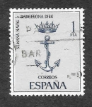 Sellos de Europa - Espa�a -  Edf 1737 - Semana Naval en Barcelona