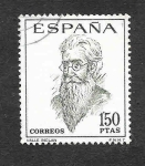 Stamps Spain -  Edf 1758 - Literatos Españoles. Centenario de su Nacimiento