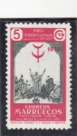Stamps : Africa : Morocco :  PRO TUBERCULOSOS