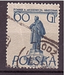 Sellos de Europa - Polonia -  Estatua