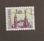 Stamps Czechoslovakia -  Ciudad de Olomuc