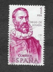 Stamps Spain -  Edf 1890 - Forjadores de América