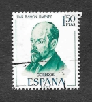 Stamps Spain -  Edf 1992 - Literatos Españoles