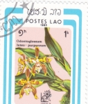 Stamps Laos -  FLORES- ODONTOGLOSSUM