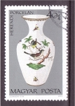 Stamps Hungary -  serie- Porcelanas artisticas
