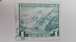 Stamps Chile -  Laguna del Inca
