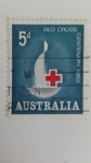 Stamps Australia -  Cruz roja