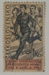 Stamps Czechoslovakia -  Chekoslovaquia 1 Kcs