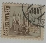 Stamps : Europe : Czechoslovakia :  Chekoslovaquia 40 H