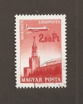 Stamps Hungary -  Sobrevolando capitales europeas: Moscú