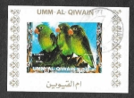 Stamps United Arab Emirates -  Mi1250BwBl - Aves
