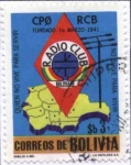 Sellos de America - Bolivia -  Homenaje al radio club boliviano