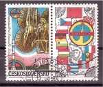 Stamps Czechoslovakia -  INTERKOSMOS