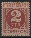 Stamps Spain -  Cifras