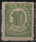 Stamps Spain -  Cifras