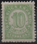 Stamps Spain -  Cifras