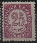 Stamps Spain -  Cifras