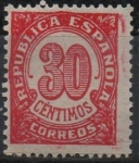 Stamps Spain -  Cifras