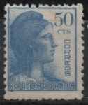 Stamps Spain -  Alegoria d´l´Republica