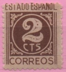 Stamps Spain -  Cifras