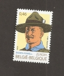 Stamps Belgium -  100 Aniv. de los exploradores, Baden-Powell