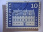 Stamps Switzerland -  Palacio de Freuler de nafels (Glaris)