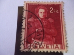 Stamps Switzerland -  Coronel, Joachim Forrer (1782-1833)