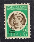 Sellos de America - Uruguay -  Evaristo C. Ciganda