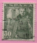 Stamps Spain -  General Franco