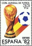 Stamps Spain -  2645 - Copa Mundial de Fútbol ESPAÑA '82 - Trofeo y logotipo