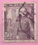 Stamps Spain -  General Franco